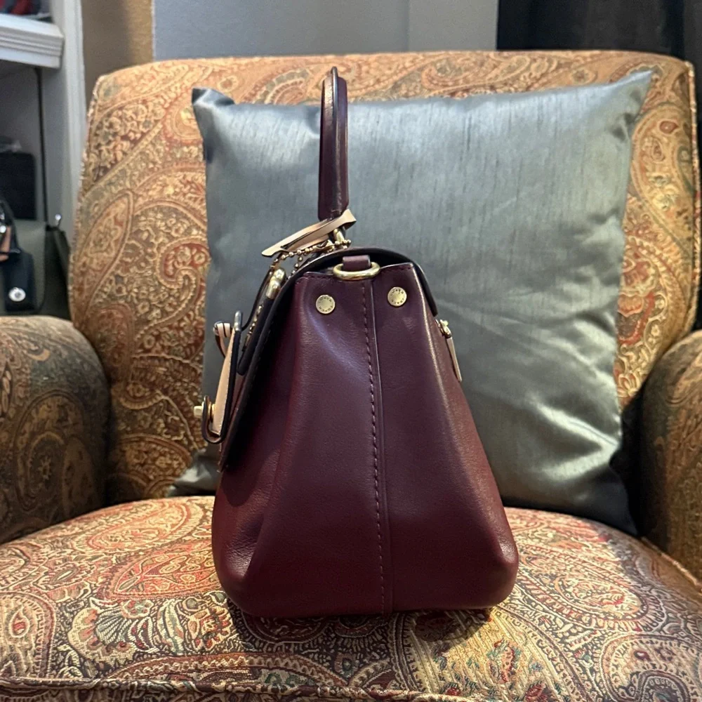 Coach Rogue Slouchy in Merlot - Picture 4 of 10